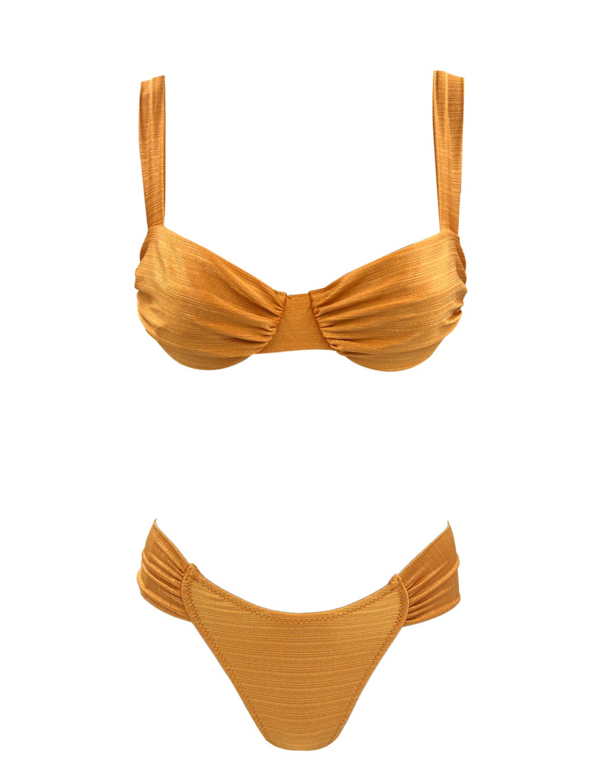 Wire shiny copper Bikini