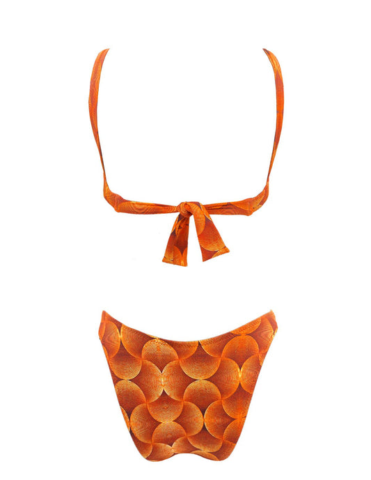 Wire with ruched bottom Bikini