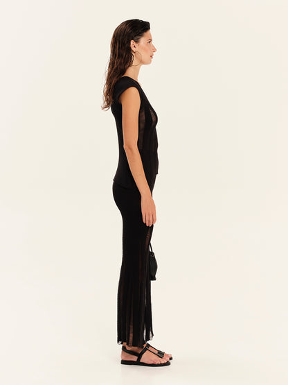 Magic Sunsets Knit V-Neckline Top