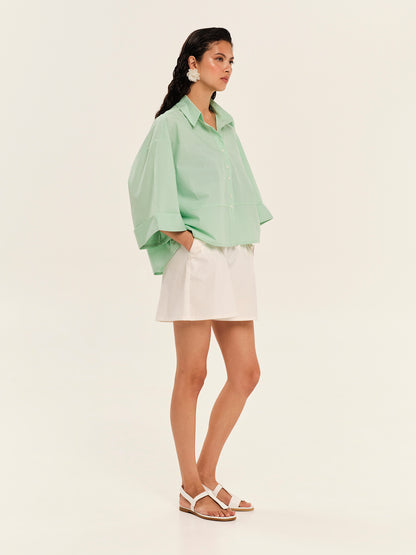 Soulful Stripes Oversized Shirt