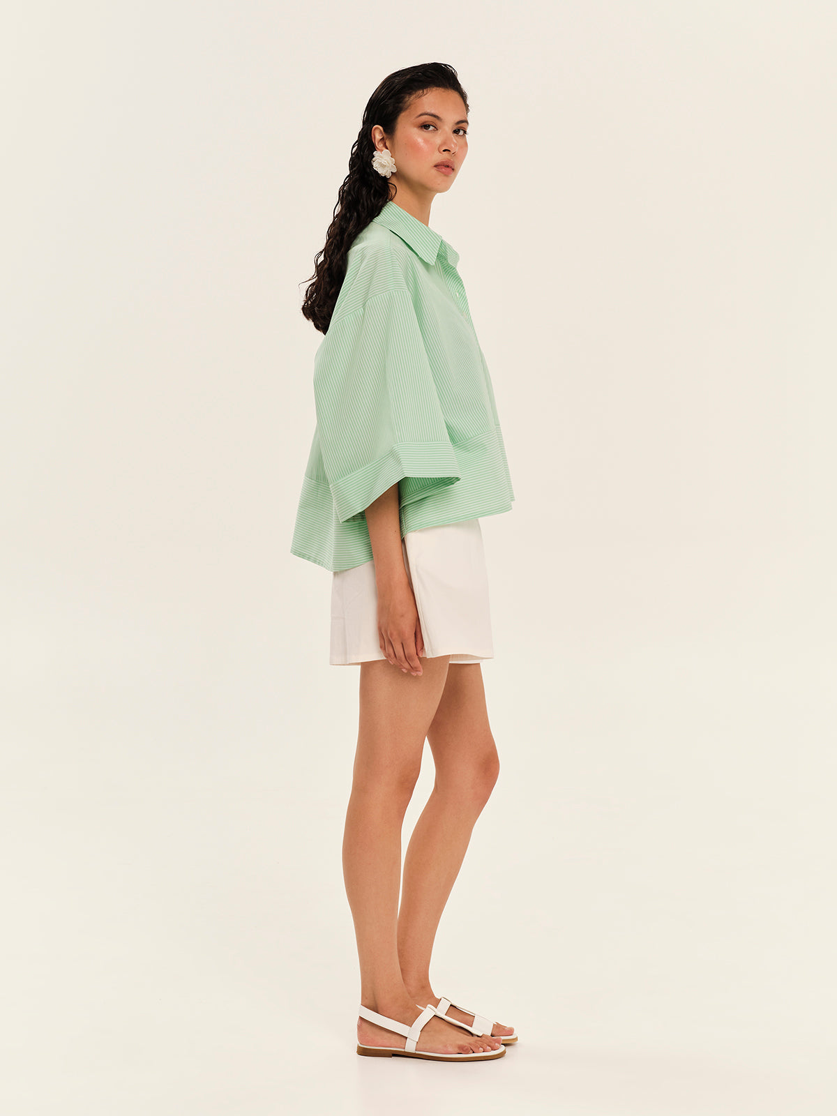 Soulful Stripes Oversized Shirt