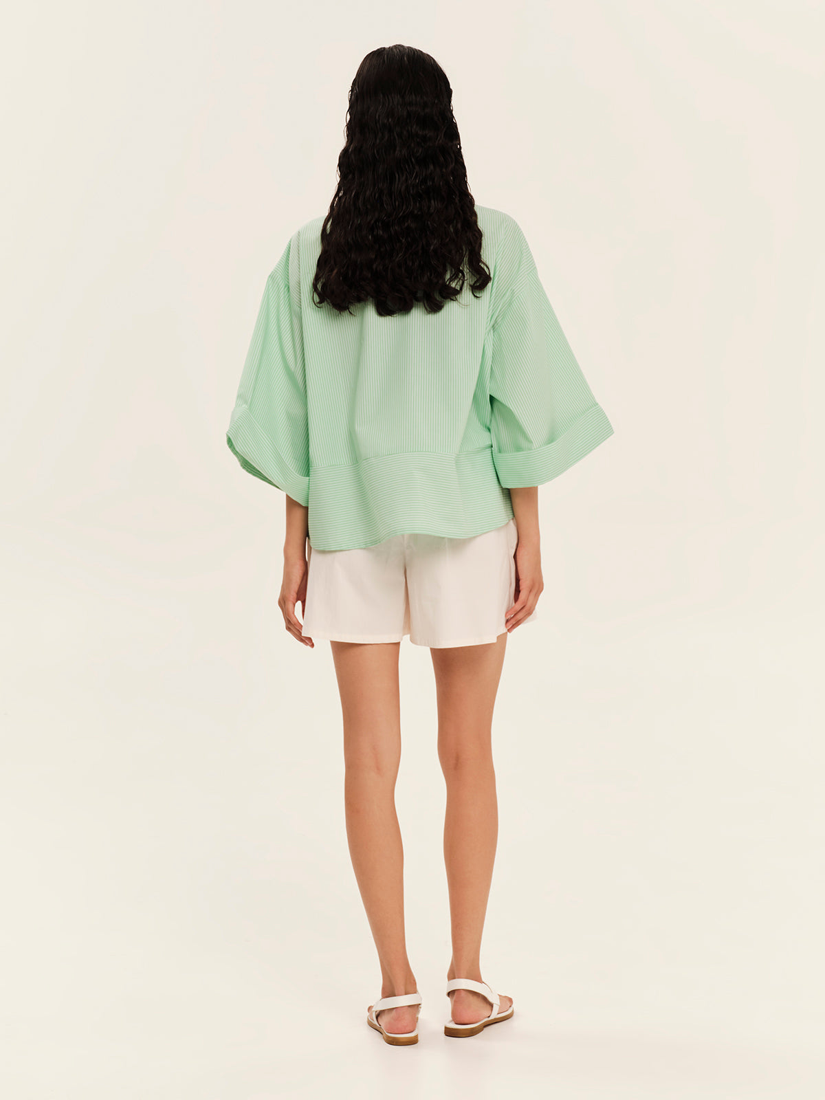 Soulful Stripes Oversized Shirt