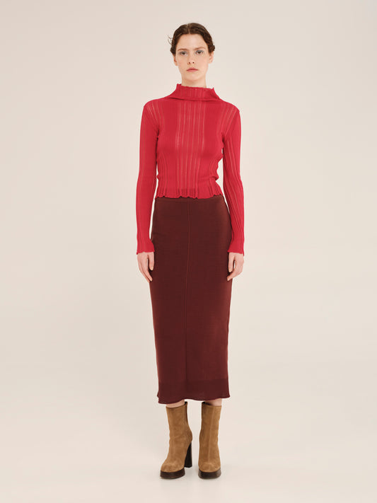 Winter Archetypes Knit Longsleeve Blouse