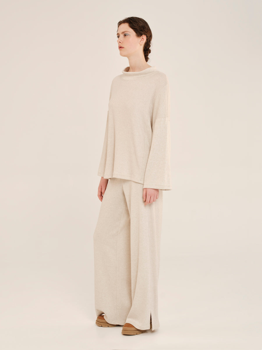 Softwear High Neck Oversized Blouse