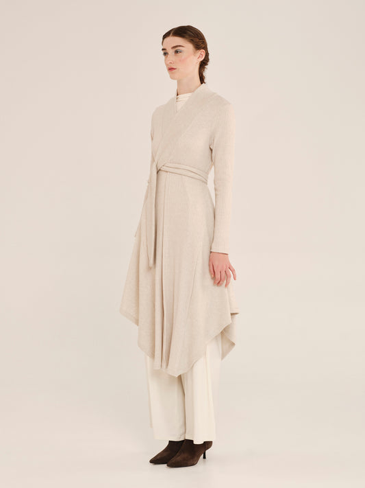 Softwear Asymmetric Long Cardigan