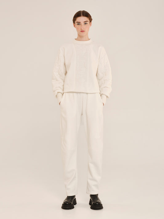 Soft Panoply Trousers With V-shape Waist Band