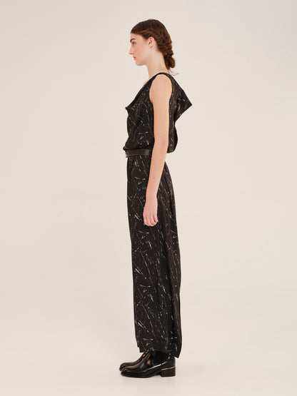 Expressivity Draped Maxi Dress