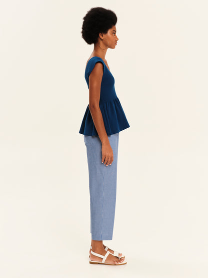 Seashells Knit Peplum Top