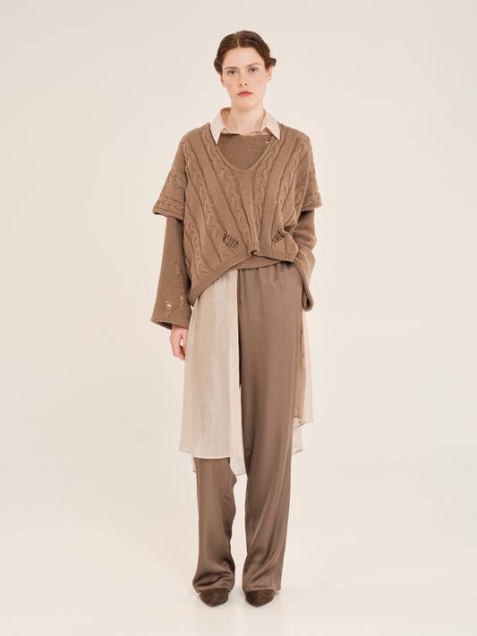 Sensitive Hug V-Neckline Vest