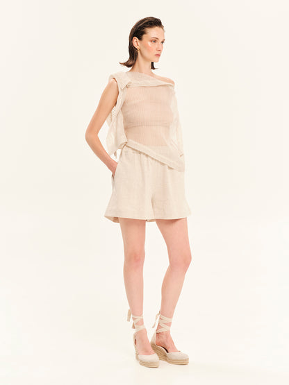 Cubist Effect Asymmetrical Panel Top