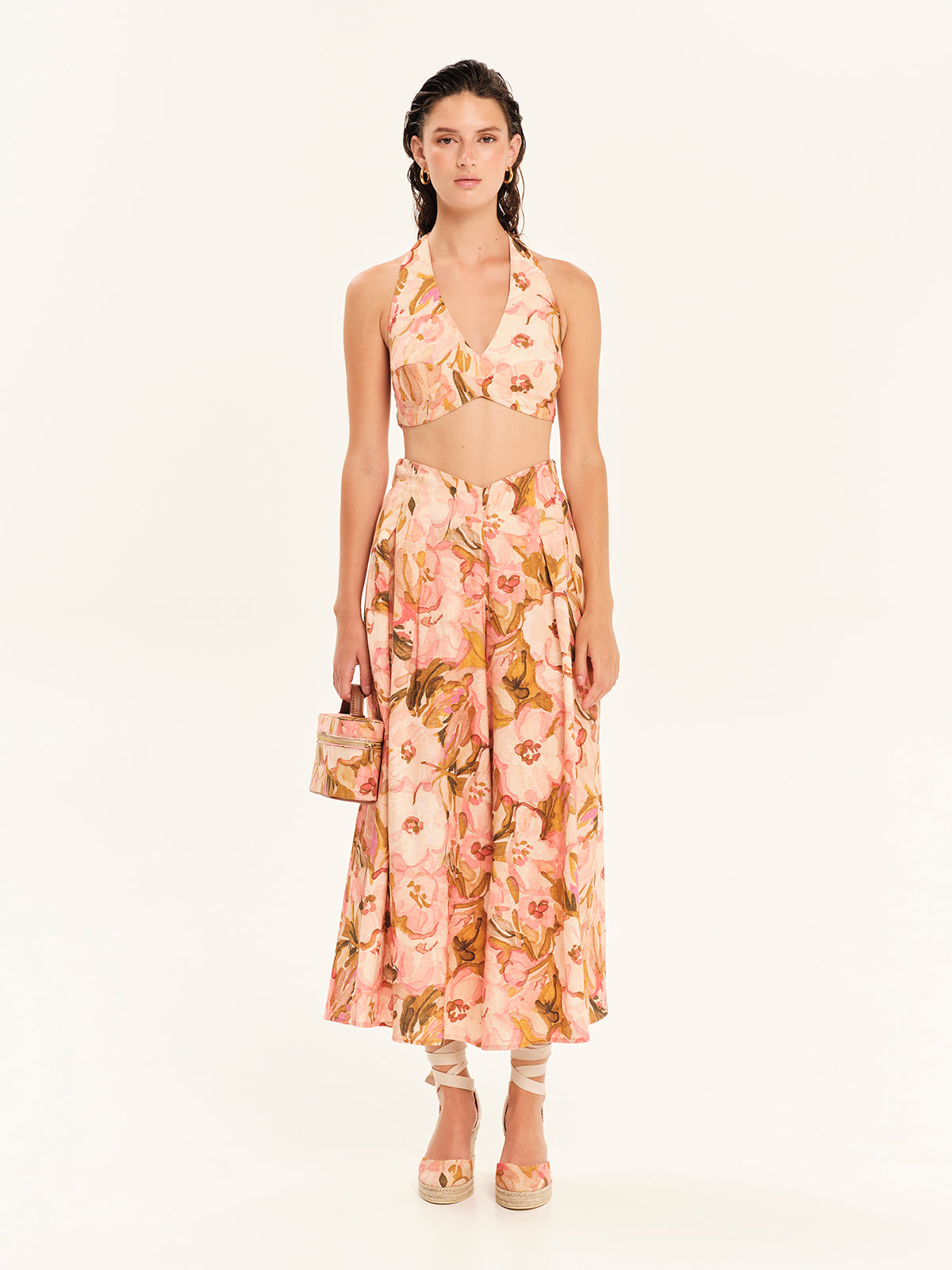 Linen Bouquet Cullotes