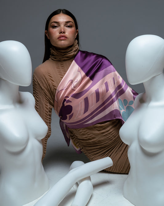 Sleeping Beauty silk scarf