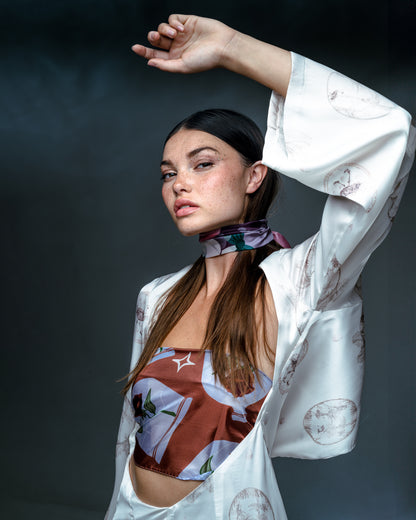 Beauty And The Beast silk foulard