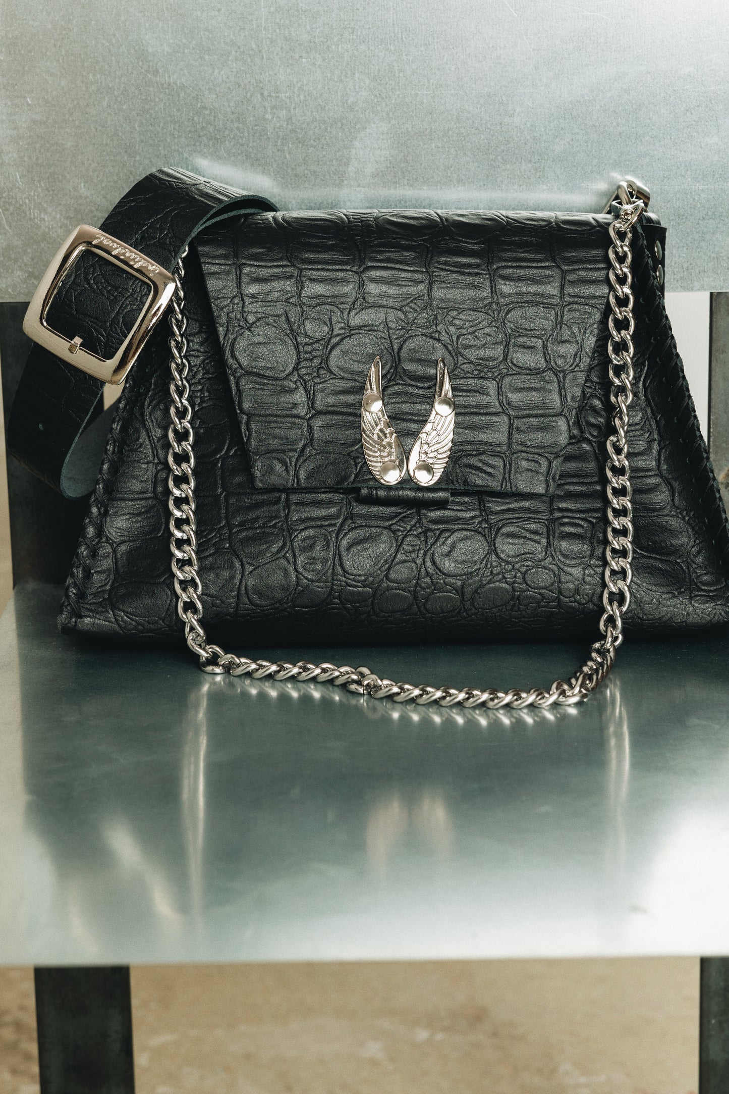 Wings Leather Bag