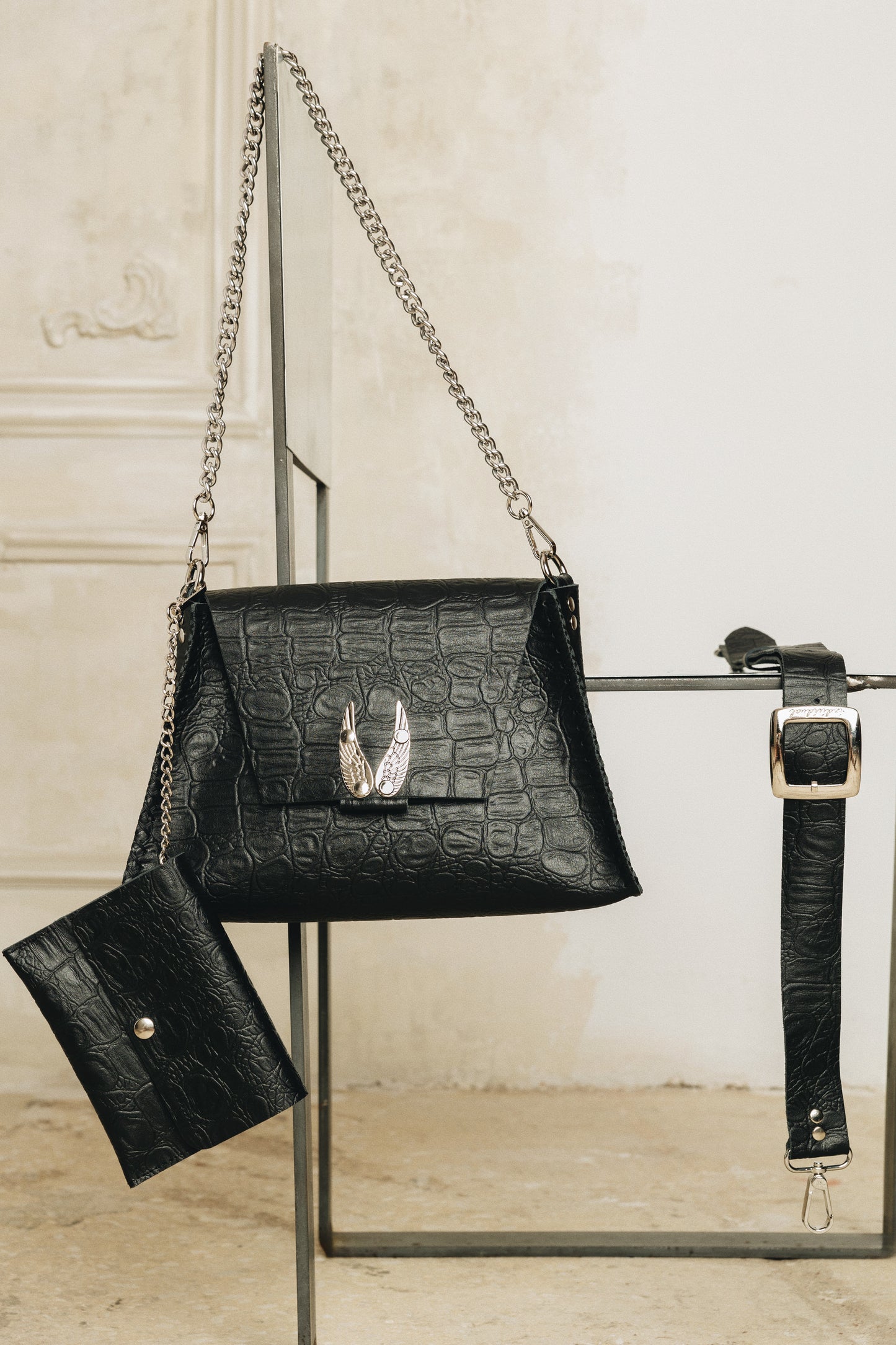 Wings Leather Bag