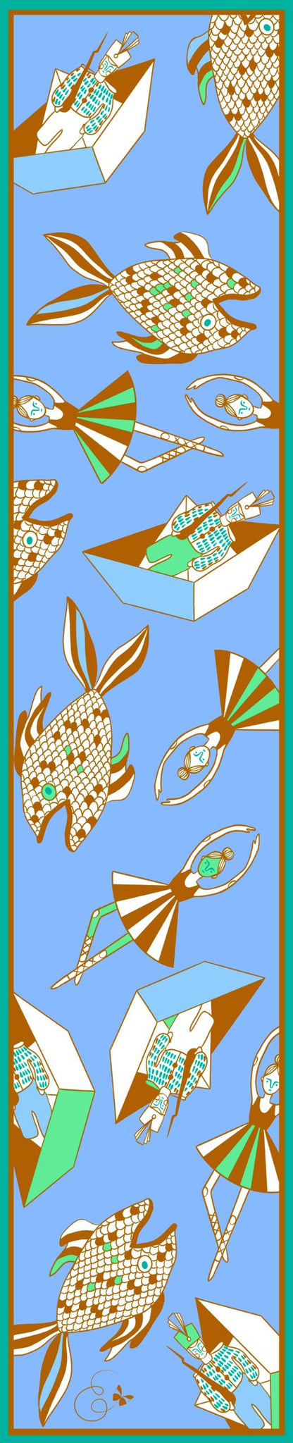 The Steadfast Tin Soldier silk foulard