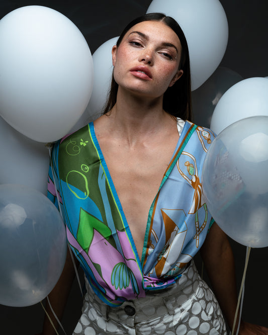 Little Mermaid silk foulard