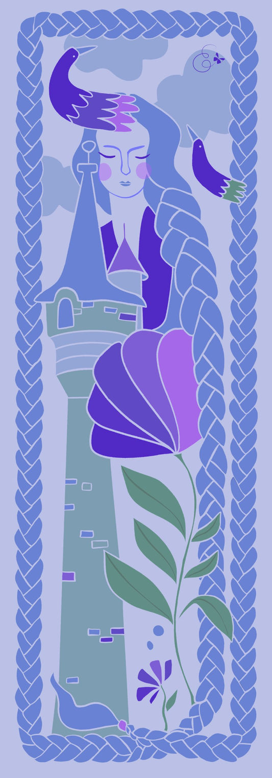 Rapunzel silk shawl