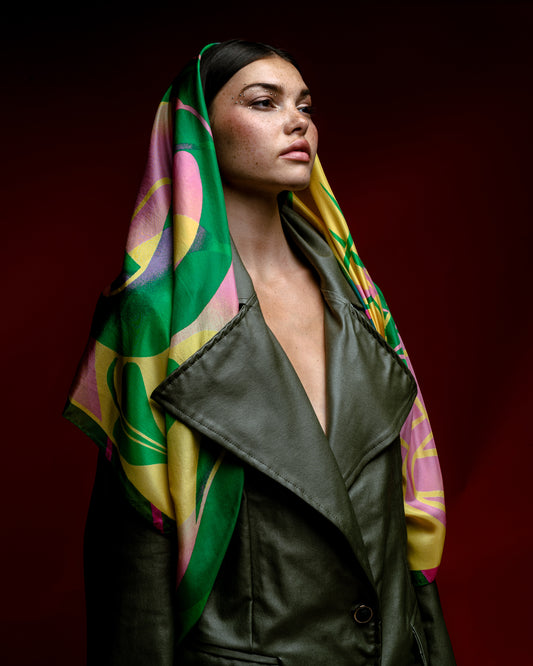 Jack And The Beanstalk silk shawl