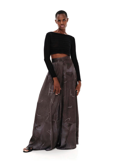 Abstract Silkiness Trousers