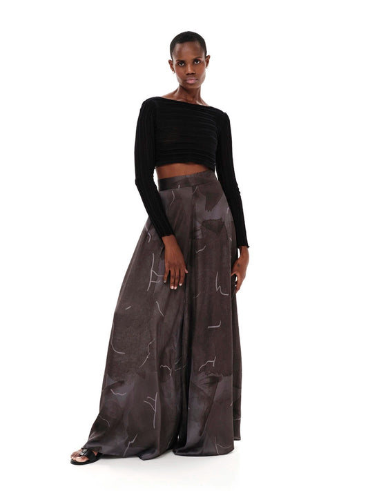 Abstract Silkiness Trousers
