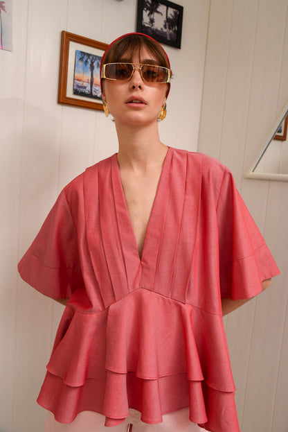 Butterfly Frilled Top