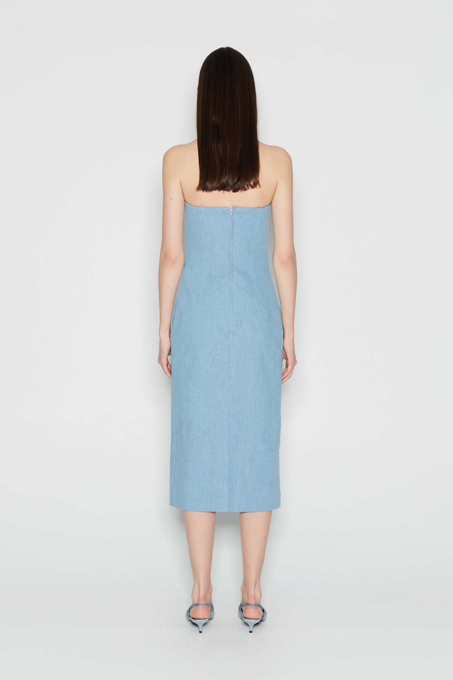 Blue Diamond Strapless Dress