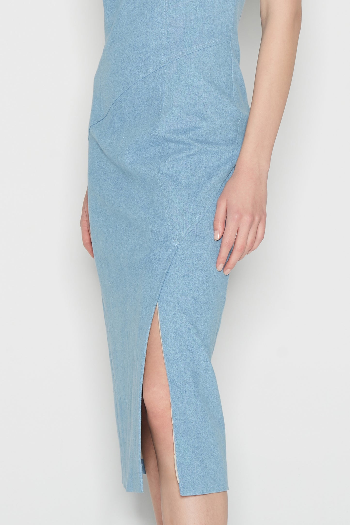 Blue Diamond Strapless Dress