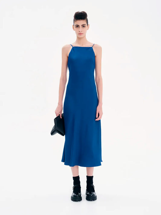 Burst Of Color Midi Sleevless Dress