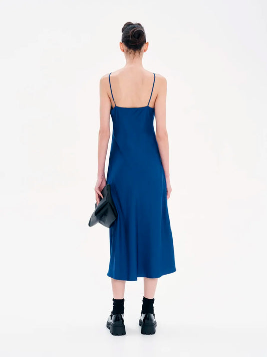 Burst Of Color Midi Sleevless Dress