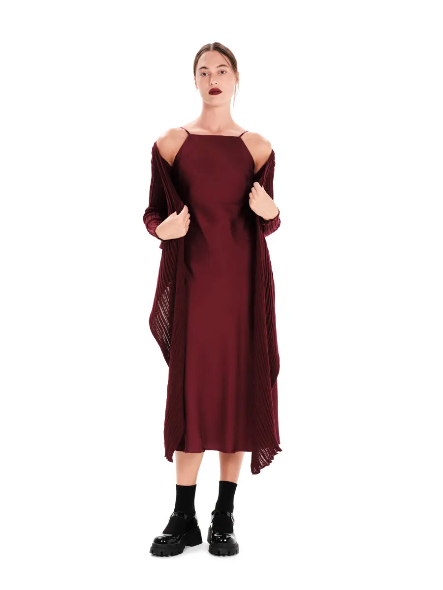 Burst Of Color Midi Sleevless Dress