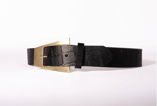 Courtney Black Leather