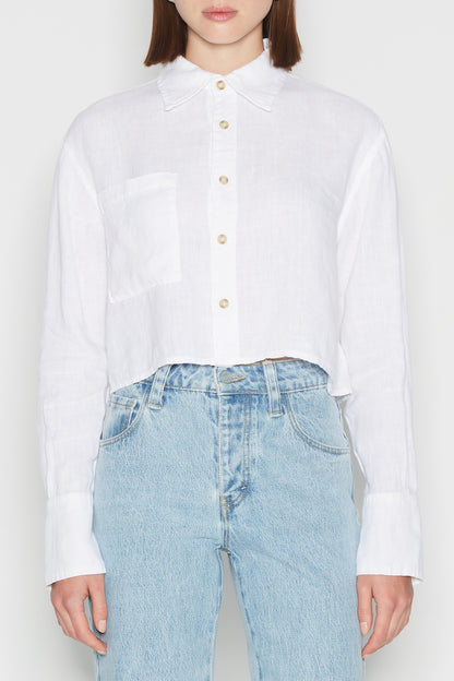 Chic Salt Crop Shirt