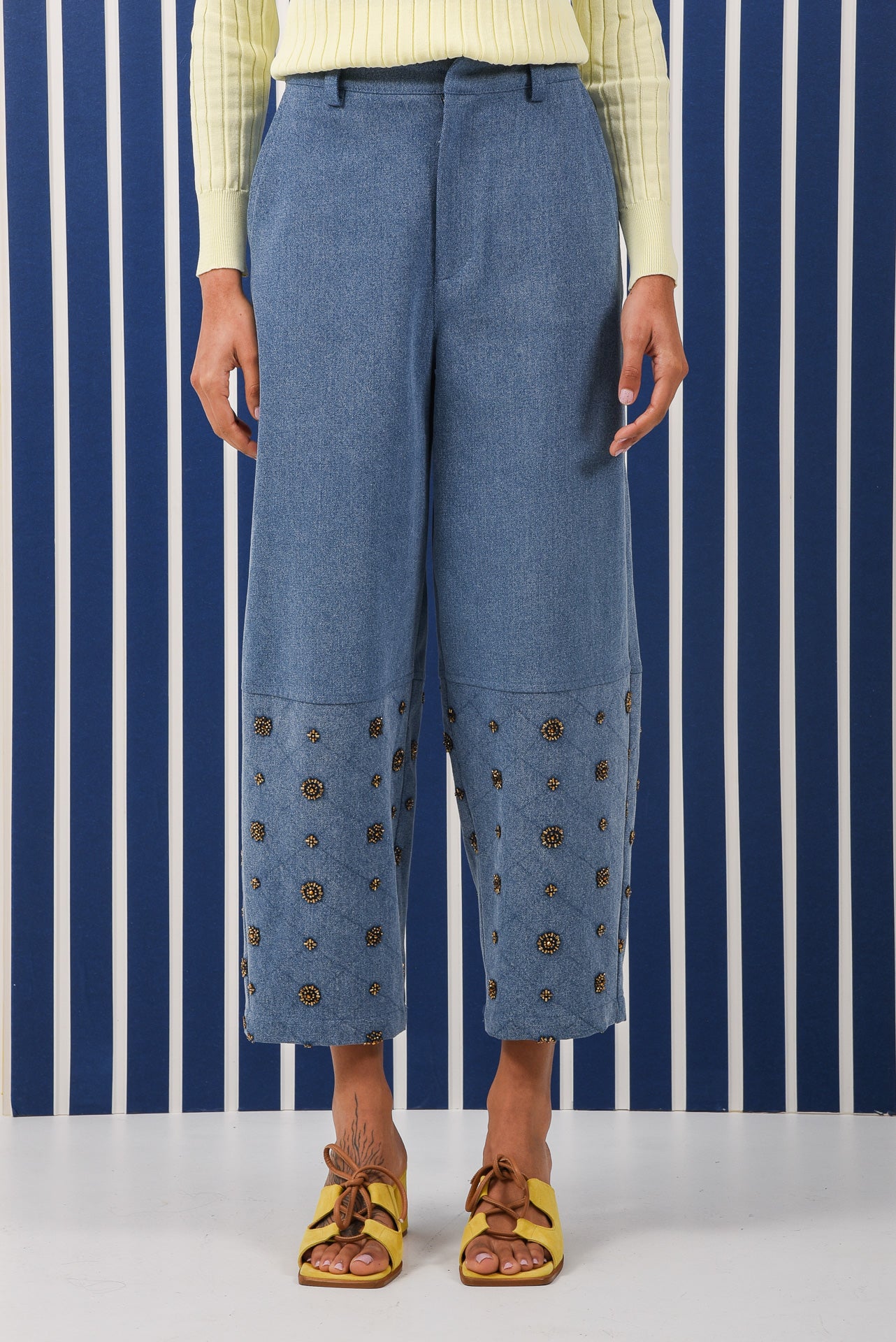 Amber Half Beaded Pants