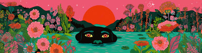 The Lake's Dark Creature Shawl