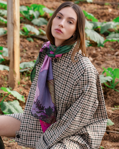 The White Moth Messenger Shawl