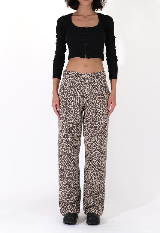 Ermina Beige Leopard