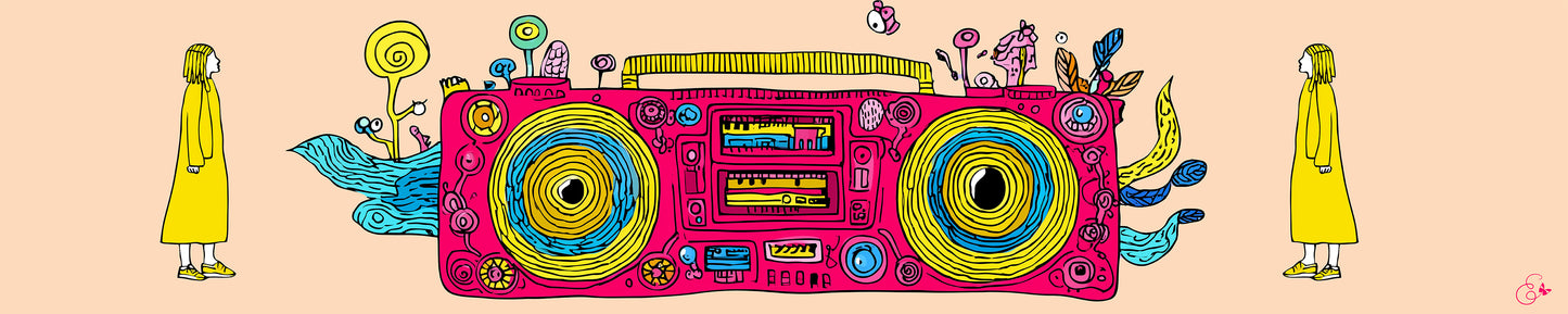 Boombox Scrunchy