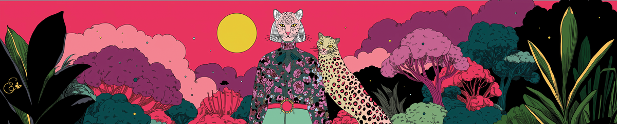 The Cat With Two Shadows Foulard