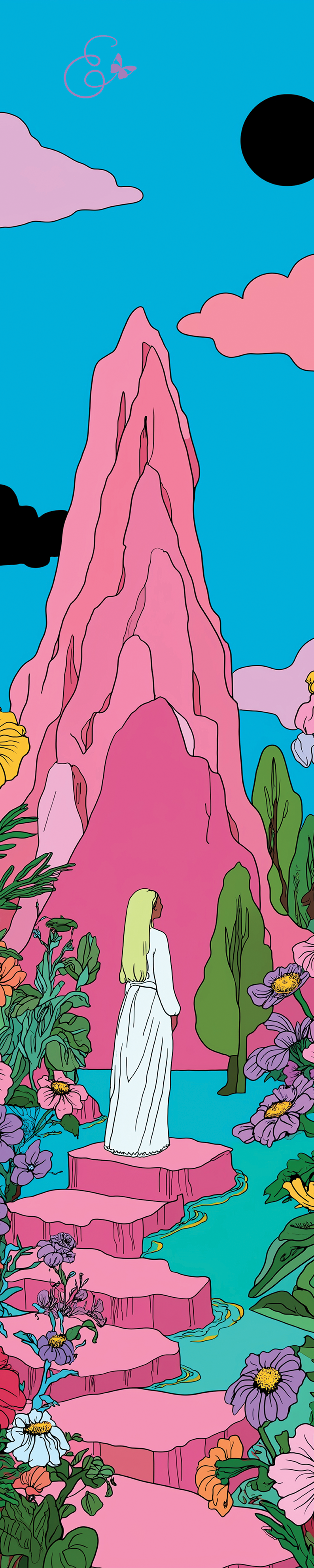 The Enchanted Mountain Foulard