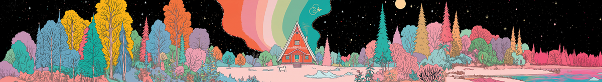 Baba Yoga's Forest Hut Ribbon