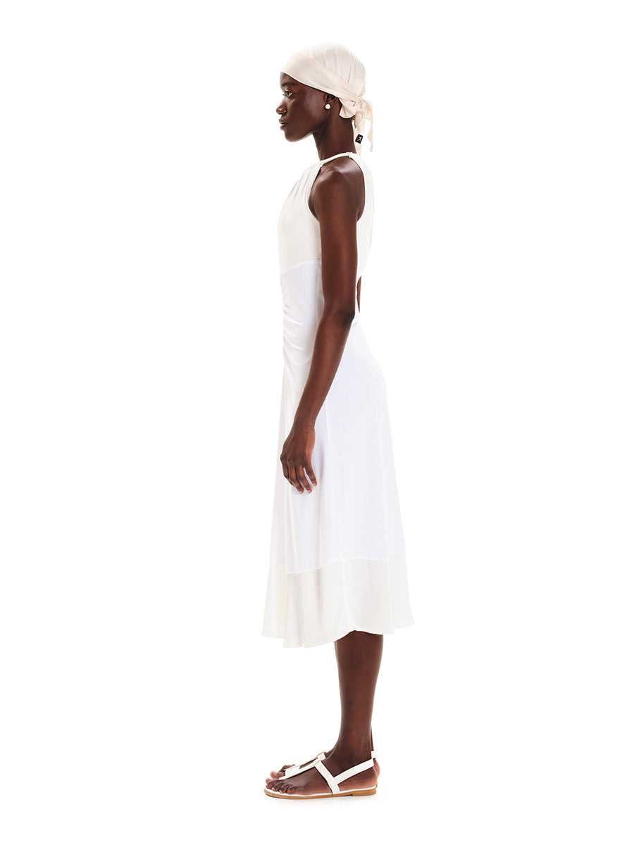 Opal Midi Dress with halter neck