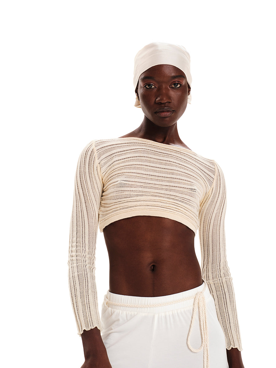 Archetypes Long Sleeve Crop Top