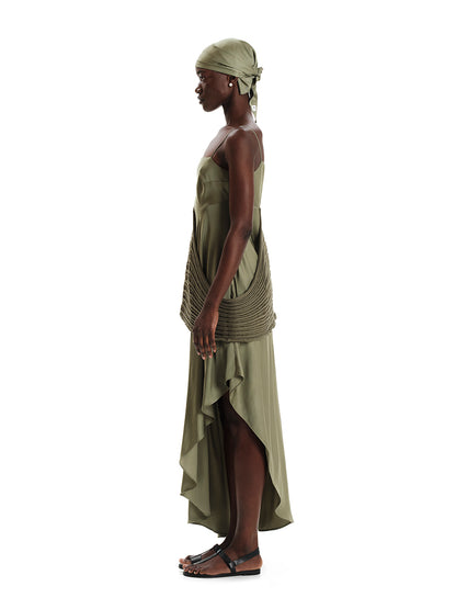 The Time Is Now Asymmetric Knit Dress