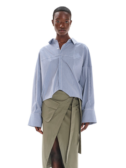 Structured Comfort Midi Skirt