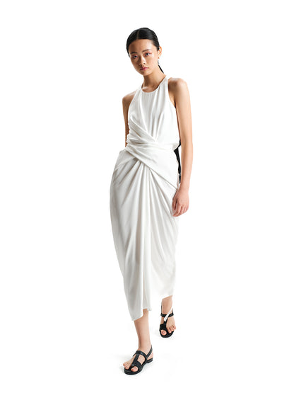 Enlightenment Wrap Midi Dress