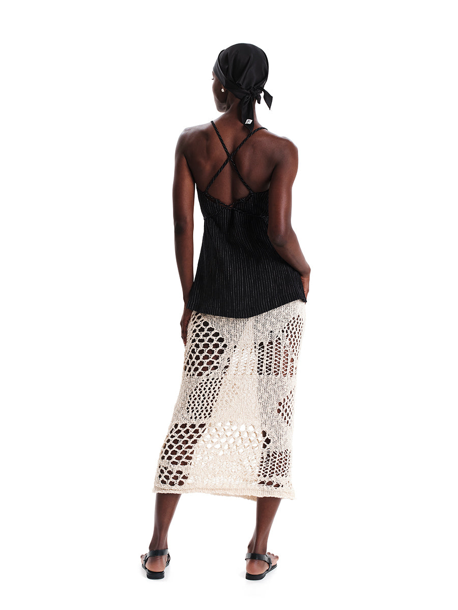 Linen Touch Sleeveless Top