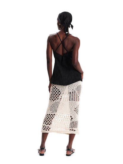 Linen Touch Sleeveless Top