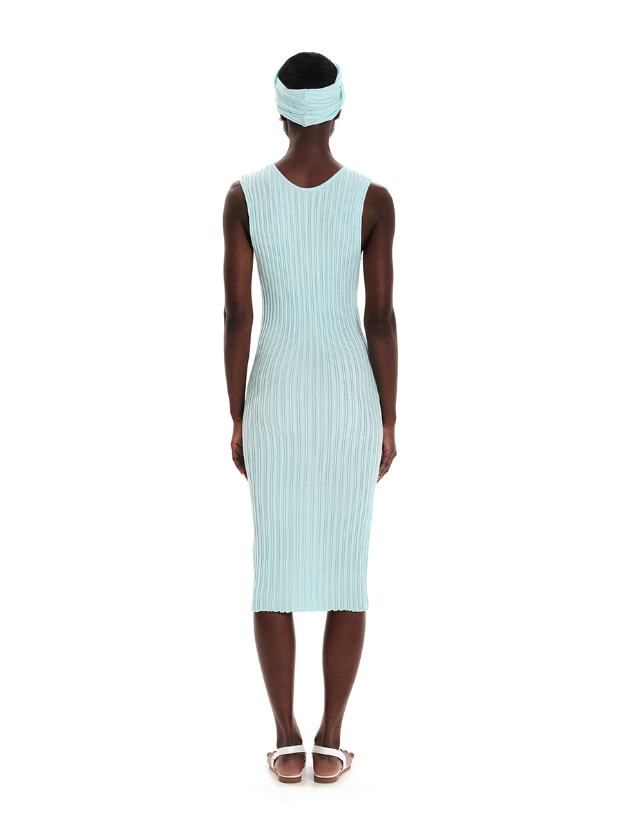 Seashells Sleeveless Midi Dress