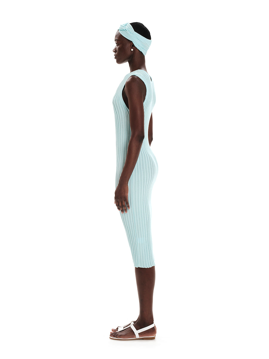 Seashells Sleeveless Midi Dress